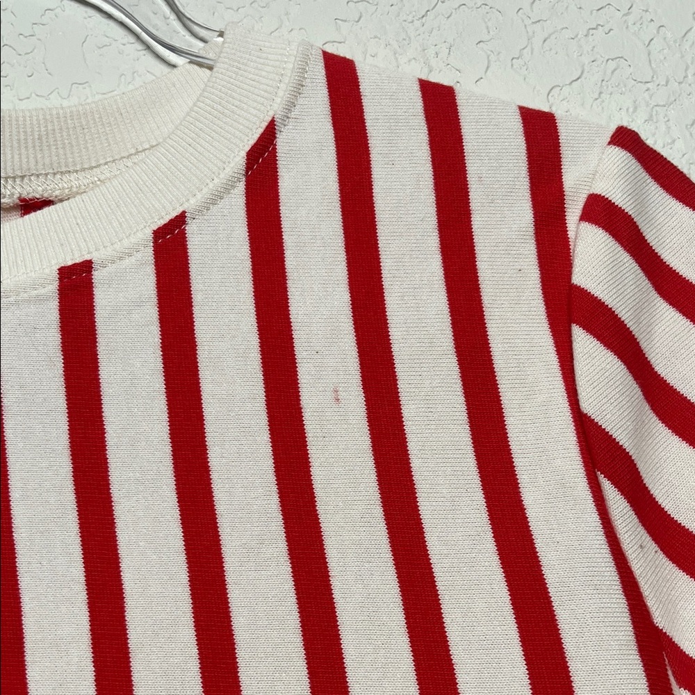 Zara Women’s Red & White Striped Skirt Set (Top-Medium/Skirt-Large) - Picture 6 of 16